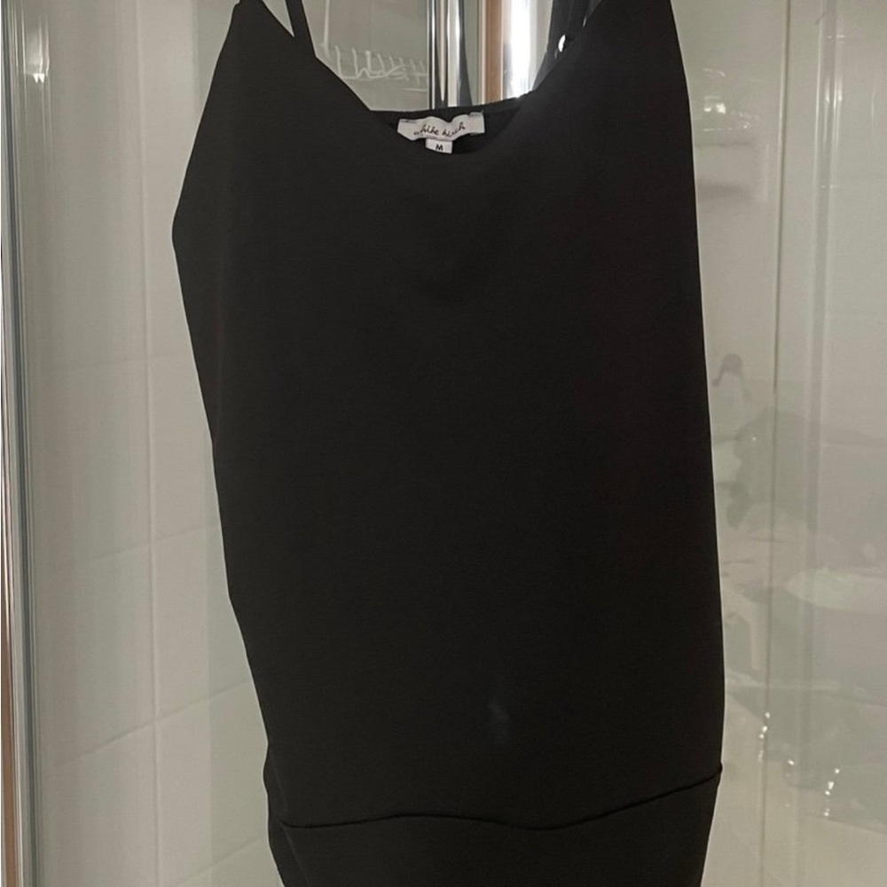 Black Sleeveless Bodysuit